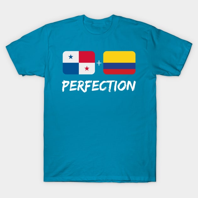 Panamanian Plus Colombian Perfection Mix DNA Heritage T-Shirt by Just Rep It!!